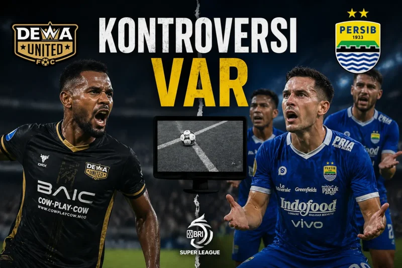 Kontroversi VAR Dewa United vs Persib.webp